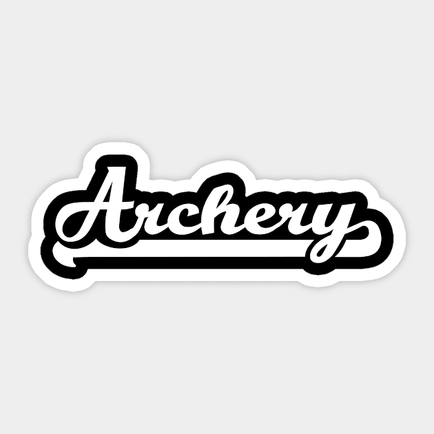 Archery Sticker by Designzz